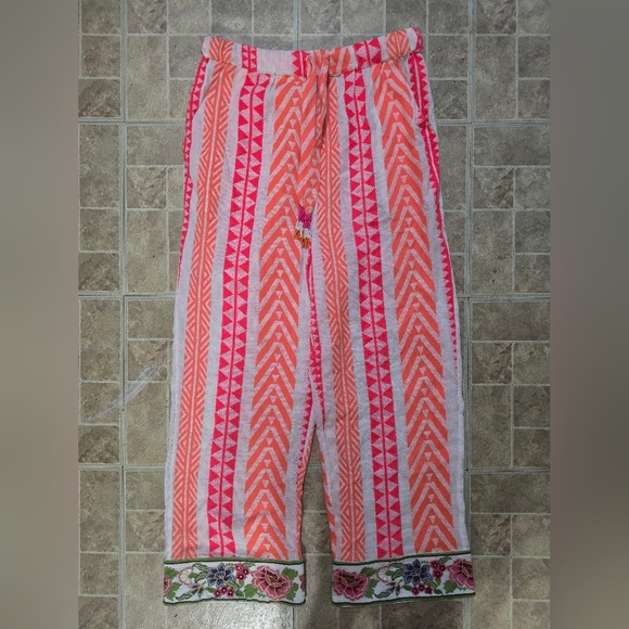 FARM Rio Geometric Pattern Pants Small - Picture 2 of 5